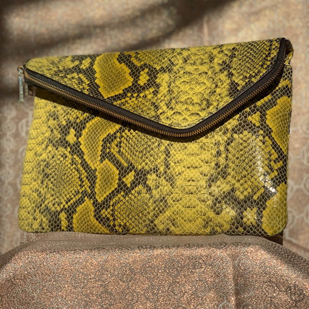 Henri Bendel Neon Debutante clutch
